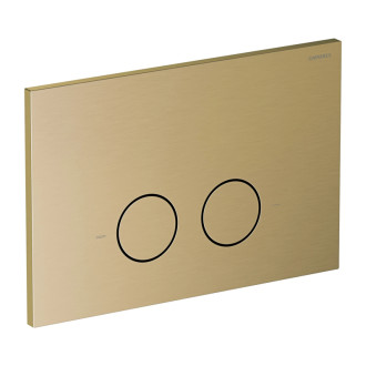 Omnires STRONGFRAME podomietkový modul ECO + tlačidlo, staromosadz kefa. STFWCECO1R45-RBR