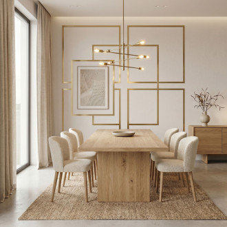 REA Samolepiace dekoratívne lišta Rea P14454CA 3,8 cm Brush Gold HOM-09986