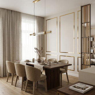 REA Samolepiace dekoratívne lišta Rea P14454CA 3,8 cm Gold HOM-09970