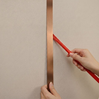 REA Samolepiace dekoratívne lišta Rea P14454CB 3,8 cm Brush Copper HOM-09987