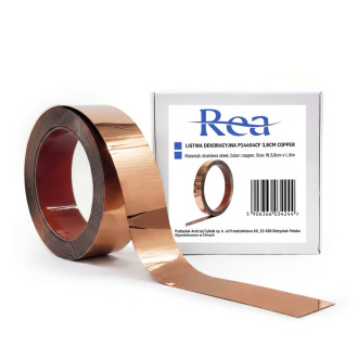 REA Samolepiace dekoratívne lišta Rea P14454CF 3,8 cm Copper HOM-09971