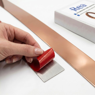 REA Samolepiace dekoratívne lišta Rea P14454CF 3,8 cm Copper HOM-09971