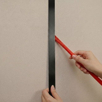 REA Samolepiace dekoratívne lišta Rea P14454CD 3,8 cm Brush Black HOM-09989