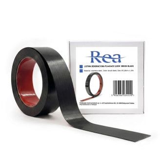 REA Samolepiace dekoratívne lišta Rea P14454CD 3,8 cm Brush Black HOM-09989