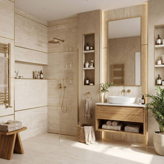 REA Samolepiace dekoratívne lišta Rea P14454 2cm Brush Gold HOM-09980