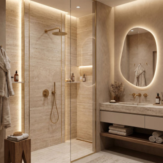 REA Samolepiace dekoratívne lišta Rea P14454 2cm Brush Gold HOM-09980