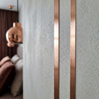 REA Samolepiace dekoratívne lišta Rea P14454A 2cm Brush Copper HOM-09981