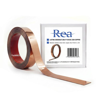 REA Samolepiace dekoratívne lišta Rea P14454E 2cm Copper HOM-09985