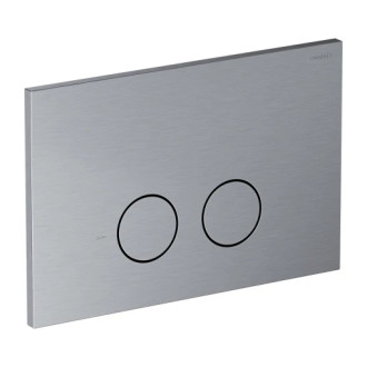 Omnires STEEL-R45 splachovacie tlačidlo z nerezovej ocele, kartáčovaný nikel ST45PS1NI