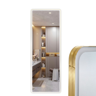 Zrkadlo LED Classico 50x160cm Brush Gold