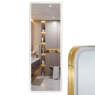Zrkadlo LED Classico 60x170cm Brush Gold