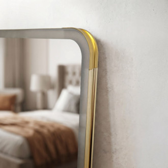 Zrkadlo LED Classico 60x170cm Brush Gold