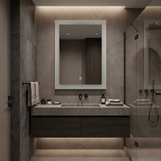 Zrkadlo LED 60x80cm SAB-3426