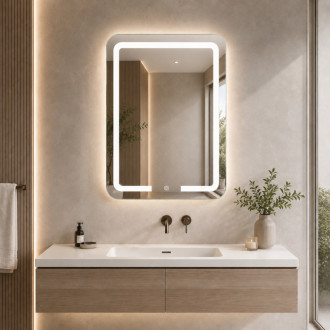 Zrkadlo LED 60x80cm SAB-3436