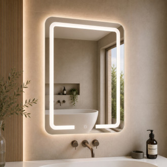 Zrkadlo LED 60x80cm SAB-3436