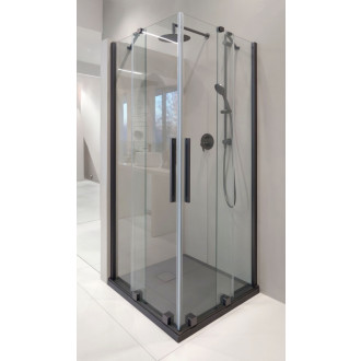 Deante Sprchový kout Prizma, titanium, 80 × 80 cm, KTJ_D38R + KTJ_D38R KPNDP08P08
