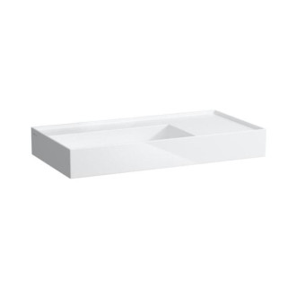Umyvadlo Laufen Kartell By Laufen 90x46 cm otvor pro baterii, bez přepadu H8103380001111