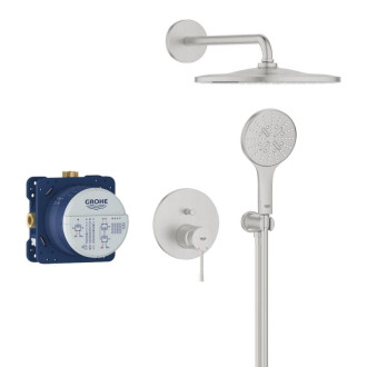 Sprchový systém Grohe Essence vrátane podomietkového telesa supersteel 25287DC0