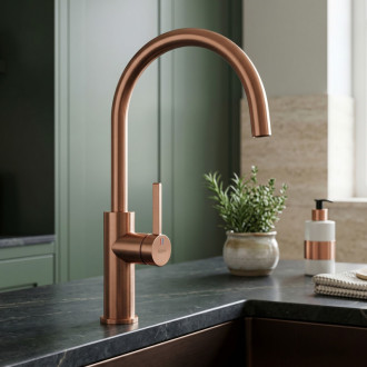 Rea Kuchynská batéria REA Rivo Brush Copper REA-B9344