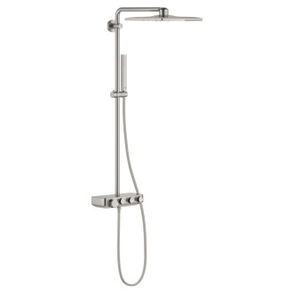 Sprchový systém Grohe Euphoria SmartControl na stenu s termostatickou batériou supersteel 26508DC0