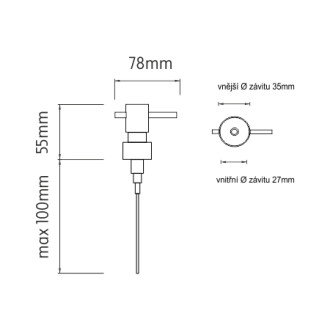 Nimco Dávkovacia pumpička 1028EL-26