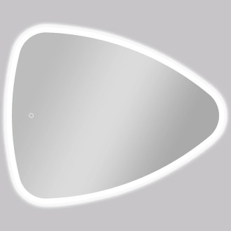 CERANO - Kúpeľňové LED zrkadlo Riflettore - 90x75 cm
