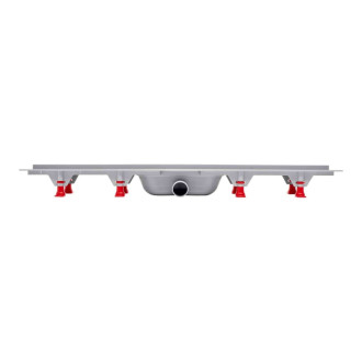 Sprchový žľab S-Line Multi 90 cm plast chróm lesk štvorčeky ZLAB90