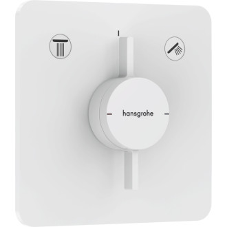 Vaňová batéria Hansgrohe DuoTurn Q bez podomietkového telesa matná biela 75414700