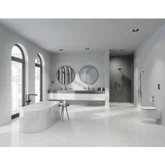 Ovládacie tlačidlo Grohe Arena Cosmopolitan S plast kartáčovaný Hard Graphite 37624AL0
