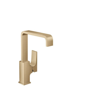 Umývadlová batéria Hansgrohe Metropol s clic-clacom kartáčovaný bronz 32511140