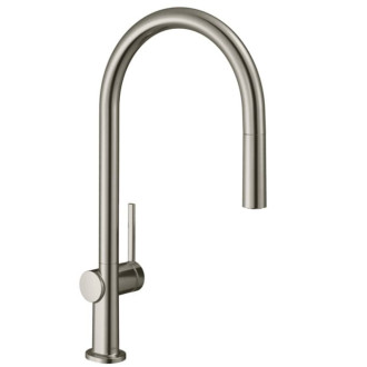 Drezová batéria Hansgrohe Talis s vyťahovacou spŕškou vzhľad nerezu 72802800