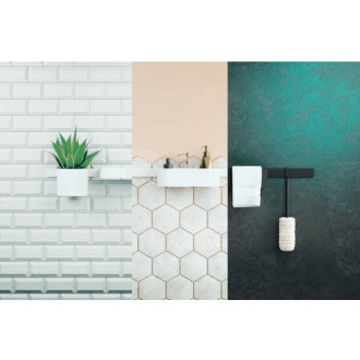 Polička Hansgrohe WallStoris matná biela 27912700