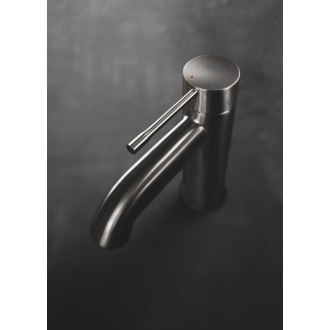 Umývadlová batéria Grohe Essence s výpustom kartáčovaný Hard Graphite 24171AL1
