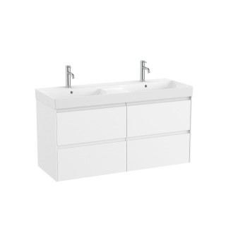 Kúpeľňová skrinka s umývadlom Roca ONA 120x64,5x46 cm biela mat ONA1202ZBM