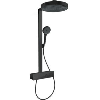 Sprchový systém Hansgrohe Rainfinity na stenu s termostatickou batériou matná čierna 26853670
