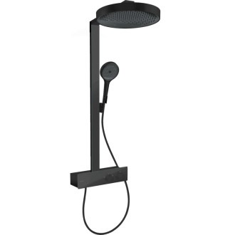 Sprchový systém Hansgrohe Rainfinity na stenu s termostatickou batériou matná čierna 26853670