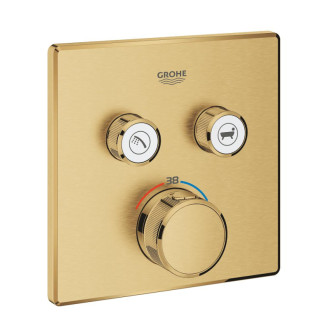 Vaňová batéria Grohe Grohtherm Smartcontrol bez podomietkového telesa kartáčovaný Cool Sunrise 29124GN0