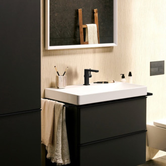Umývadlová batéria Hansgrohe Tecturis E bez výpuste matná čierna 73021670