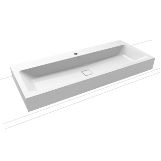 Umývadlo Kaldewei Cono 3091 120x50 cm alpská biela otvor pre batériu, bez prepadu 902706013001