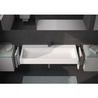 Umývadlo Kaldewei Cono 3091 120x50 cm alpská biela otvor pre batériu, bez prepadu 902706013001