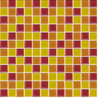 Sklenená mozaika Premium Mosaic viacfarebná 30x30 cm lesk MOS25MIX7