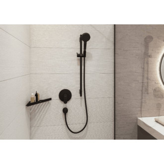 Rohová polička Hansgrohe AddStoris matná čierna 41741670