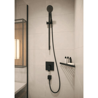 Rohová polička Hansgrohe AddStoris matná čierna 41741670