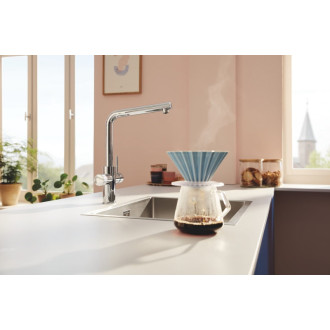 Drezová batéria Grohe GROHE Blue Pure 2022 s filtrom chróm 30600000