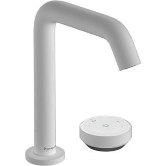 Umývadlová batéria Hansgrohe Tecturis S s výpustou matná biela 73353700