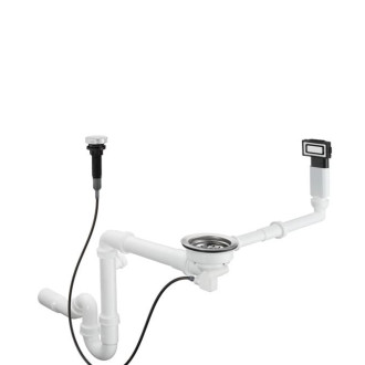 Sifón k drezu Hansgrohe nerez 43931800
