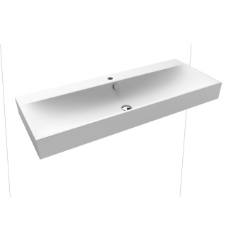 Umývadlo Kaldewei Silenio 3046 120x46 cm alpská biela otvor pre batériu uprostred 904506013001