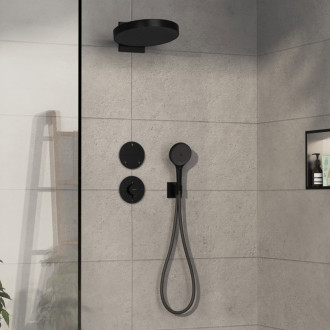 Sprchová batéria Hansgrohe ShowerSelect Comfort S bez podomietkového telesa matná čierna 15562670
