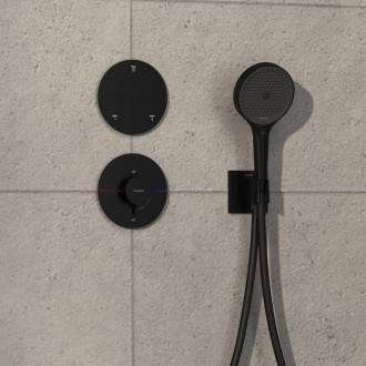 Sprchová batéria Hansgrohe ShowerSelect Comfort S bez podomietkového telesa matná čierna 15562670