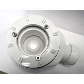 Vaničkový sifon nízký Polysan průměr otvoru 90 mm, DN40, krytka bílá 1716W